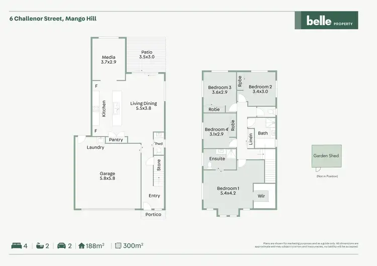 Floorplan of Homely house listing, 6 Challenor Street, Mango Hill QLD 4509