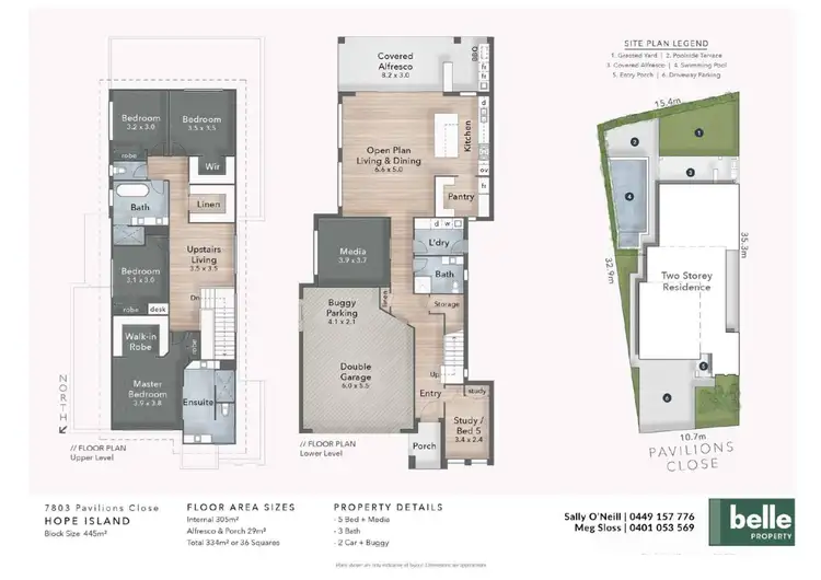 Floorplan of Homely house listing, 7803 Pavilions Close, Hope Island QLD 4212