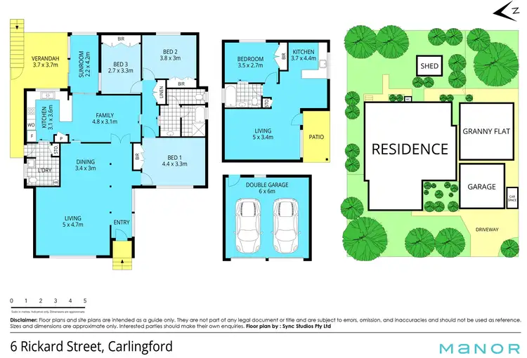 Floorplan of Homely house listing, 6 Rickard Street, Carlingford NSW 2118