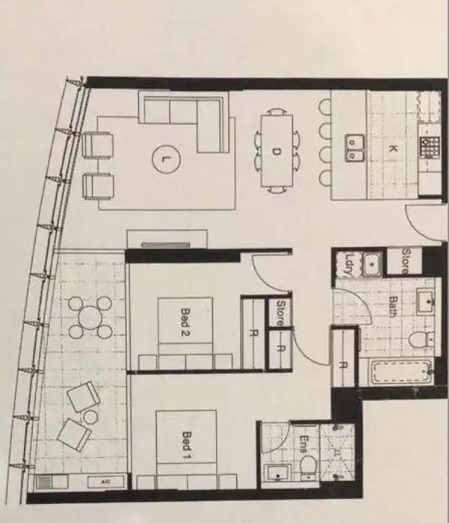 Floorplan of Homely apartment listing, Address available on request