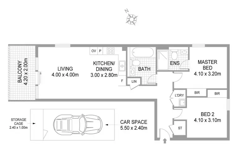 Floorplan of Homely apartment listing, Address available on request
