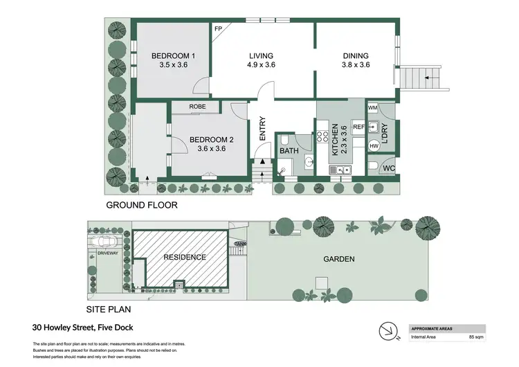 Floorplan of Homely house listing, 30 Howley Street, Five Dock NSW 2046