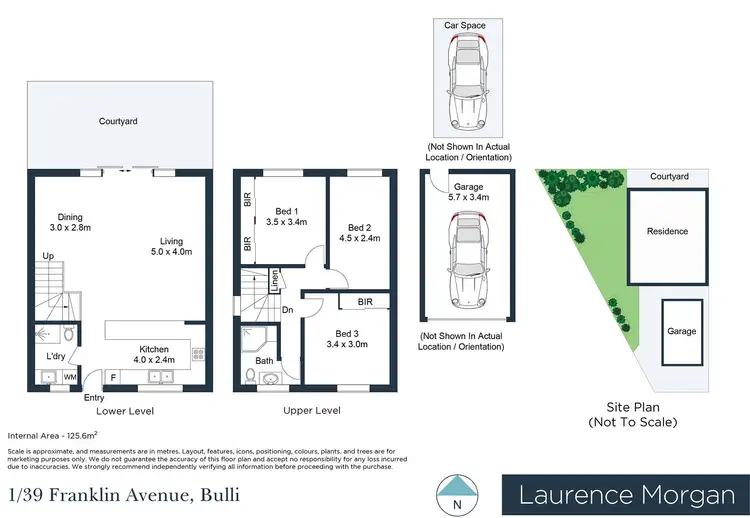 Floorplan of Homely townhouse listing, 1/39 Franklin Avenue, Bulli NSW 2516