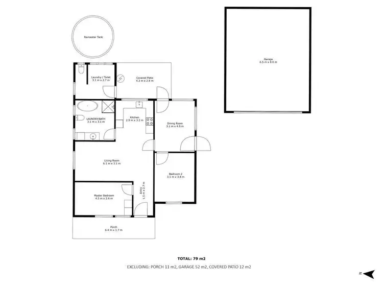 Floorplan of Homely house listing, 29 Preece Street, Tumby Bay SA 5605