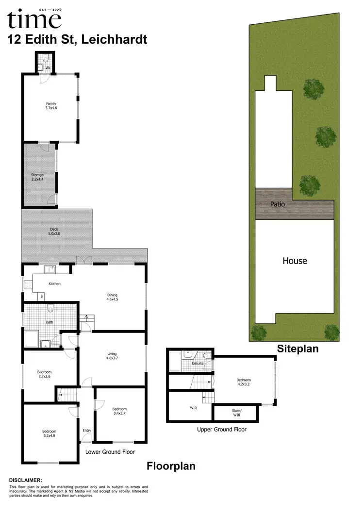 Floorplan of Homely house listing, 12 Edith Street, Leichhardt NSW 2040