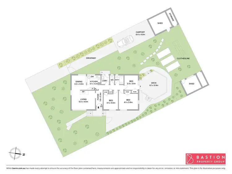 Floorplan of Homely house listing, 10 Cassinia Street, O'connor ACT 2602