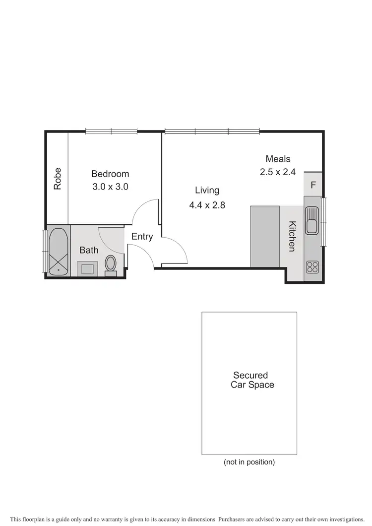 Floorplan of Homely apartment listing, 4/76 Crockford Street, Port Melbourne VIC 3207