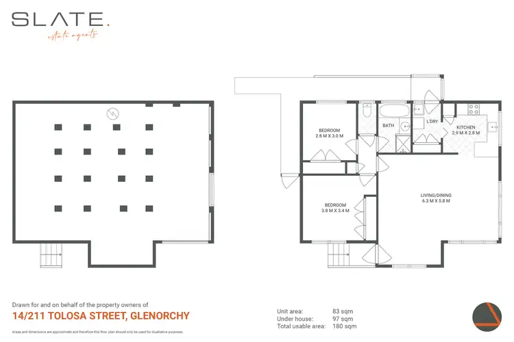 Floorplan of Homely villa listing, 14/211 Tolosa Street, Glenorchy TAS 7010