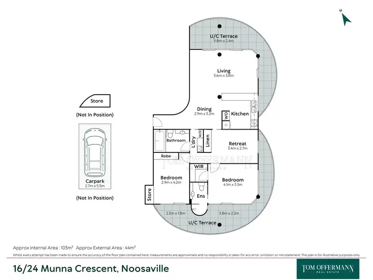 Floorplan of Homely unit listing, 16/24 Munna Crescent, Noosaville QLD 4566