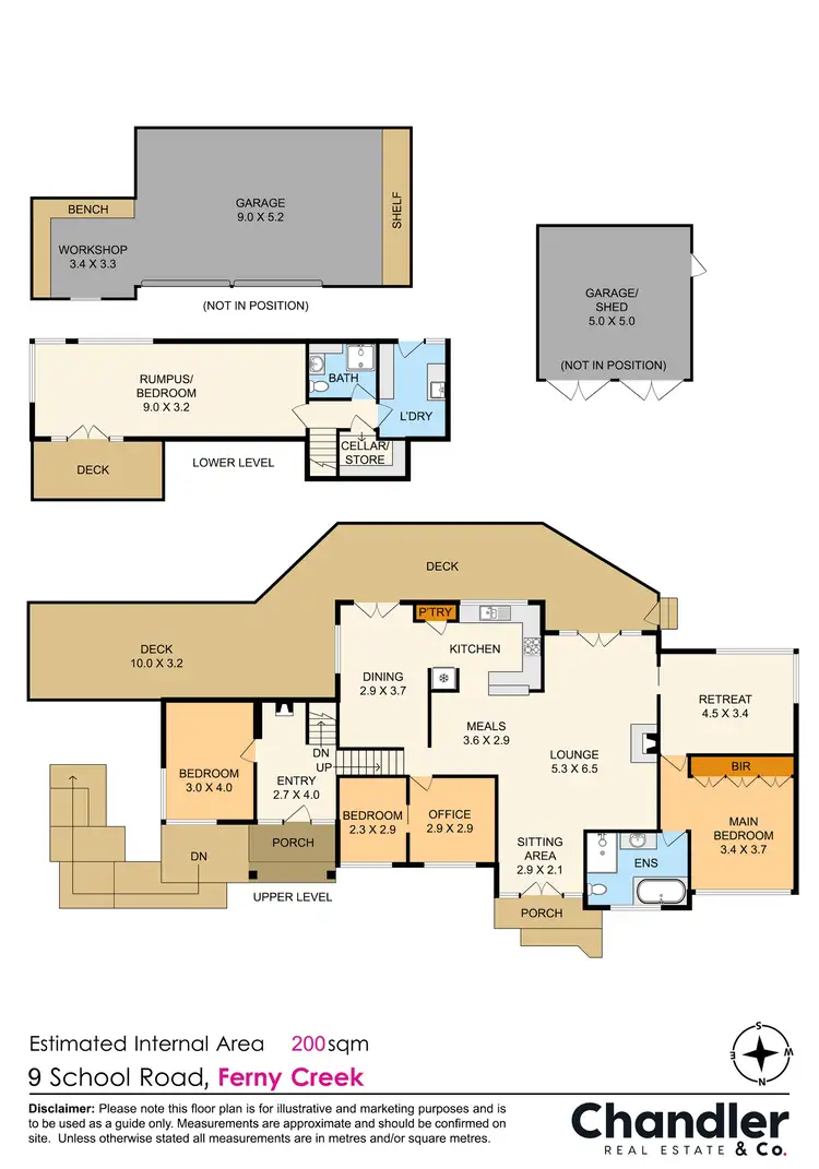 Floorplan of Homely house listing, 9 School Road, Ferny Creek VIC 3786