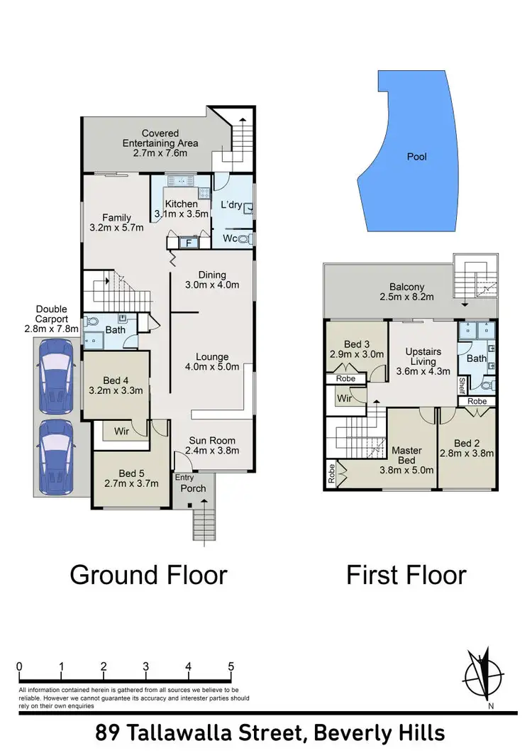 Floorplan of Homely house listing, 89 Tallawalla Street, Beverly Hills NSW 2209