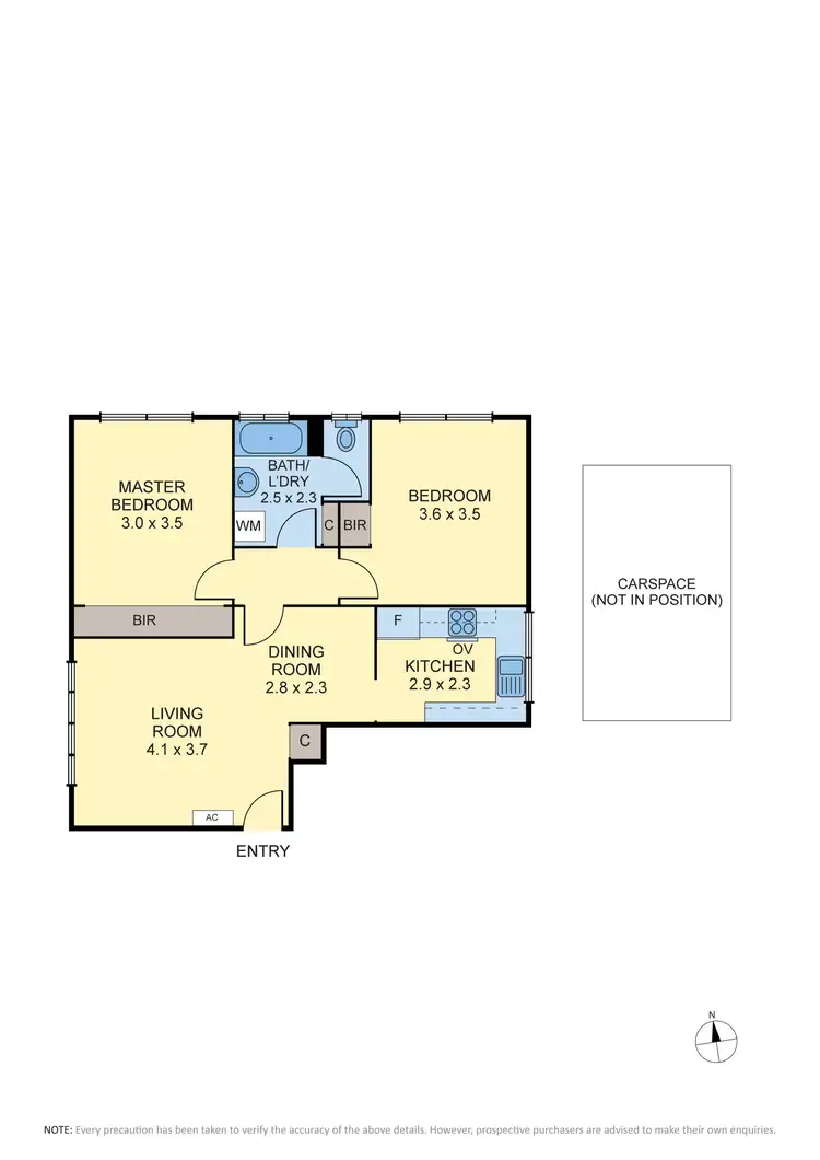 Floorplan of Homely apartment listing, 9/6-10 Farnham Court, Flemington VIC 3031