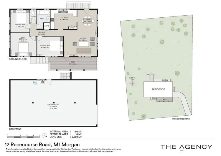 Floorplan of Homely house listing, 12 Racecourse Road, Mount Morgan QLD 4714
