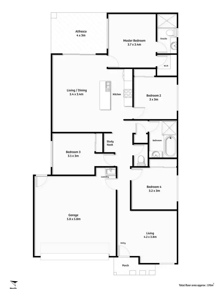 Floorplan of Homely house listing, 3 Moonstone Lane, Logan Reserve QLD 4133