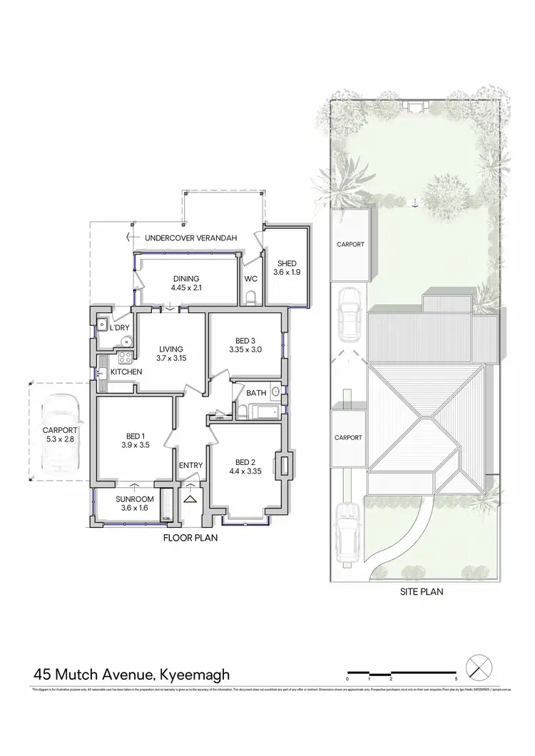 Floorplan of Homely house listing, 45 Mutch Avenue, Kyeemagh NSW 2216