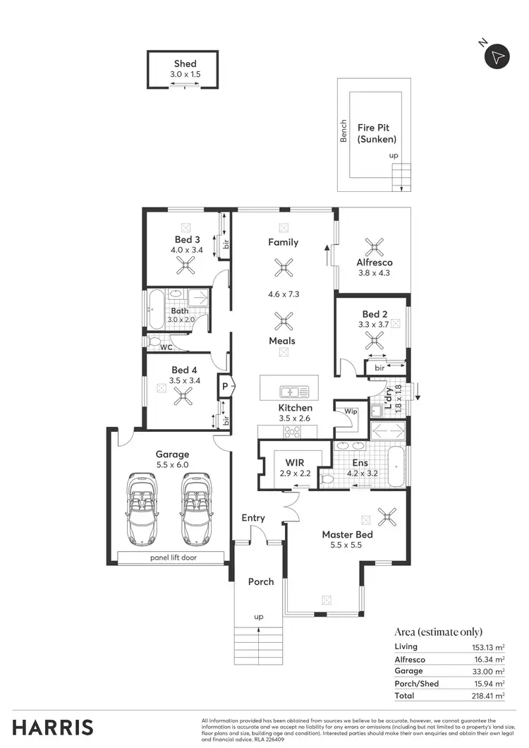 Floorplan of Homely house listing, 11 Lewis Drive, Blakeview SA 5114