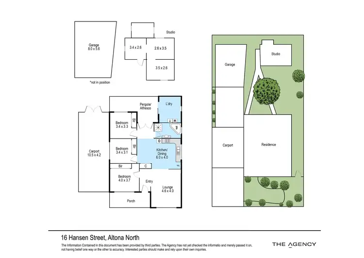 Floorplan of Homely house listing, 16 Hansen Street, Altona North VIC 3025
