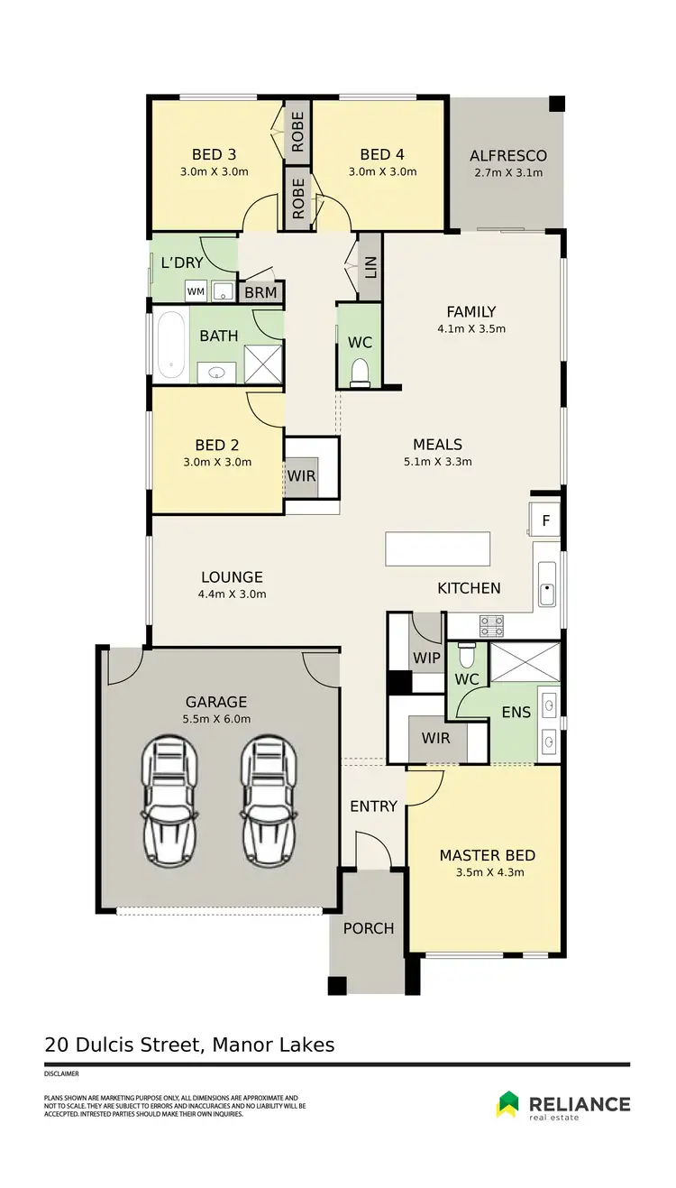 Floorplan of Homely house listing, 20 Dulcis Street, Manor Lakes VIC 3024