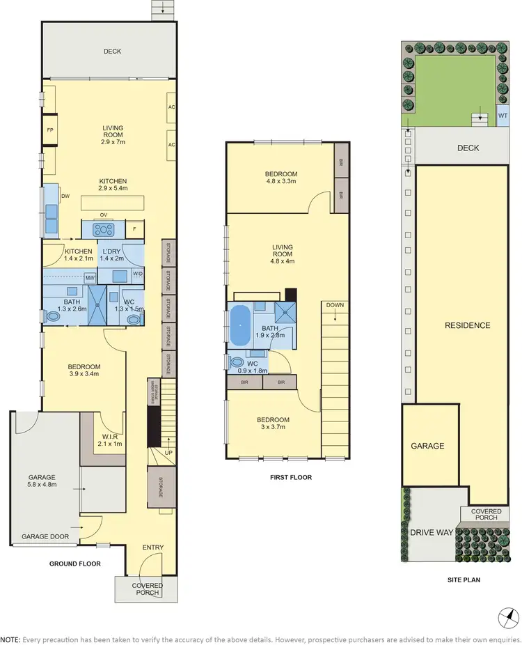 Floorplan of Homely house listing, 21 Salisbury Street, Essendon North VIC 3041