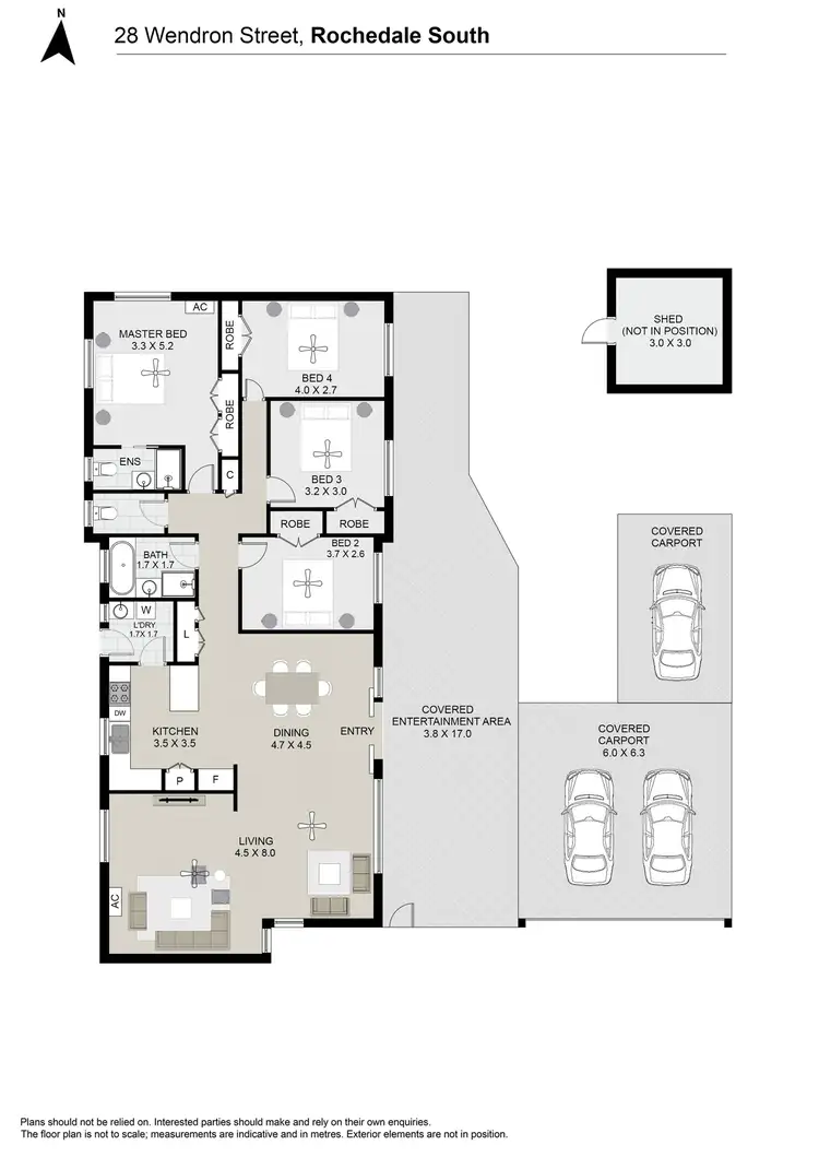 Floorplan of Homely house listing, 28 Wendron Street, Rochedale South QLD 4123