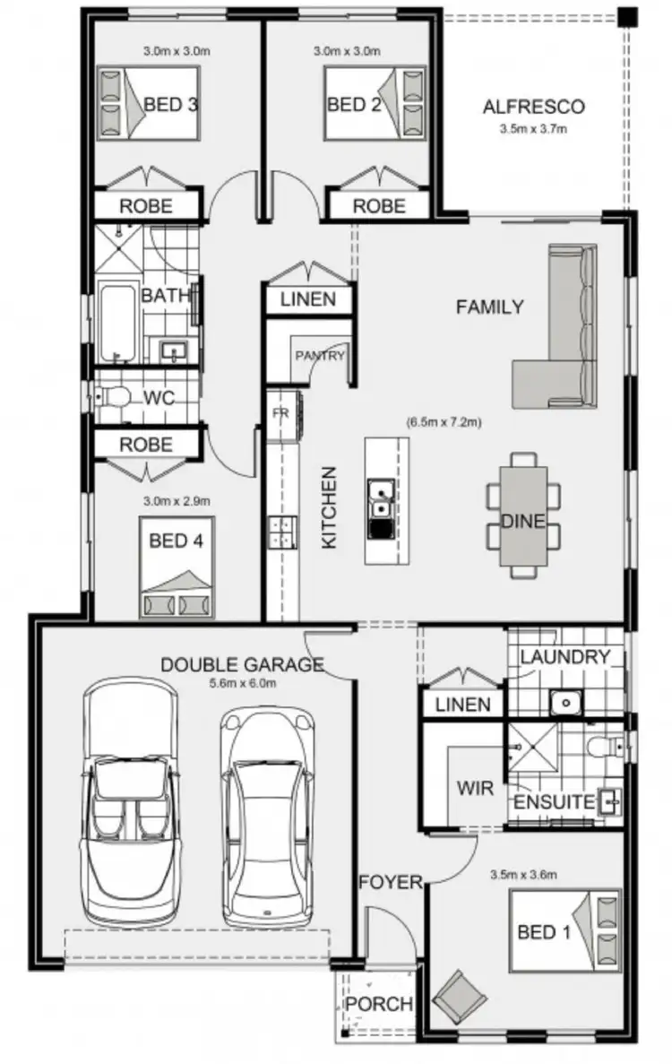 Floorplan of Homely house listing, Address available on request