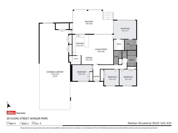 Floorplan of Homely house listing, 20 Cudal Street, Shailer Park QLD 4128
