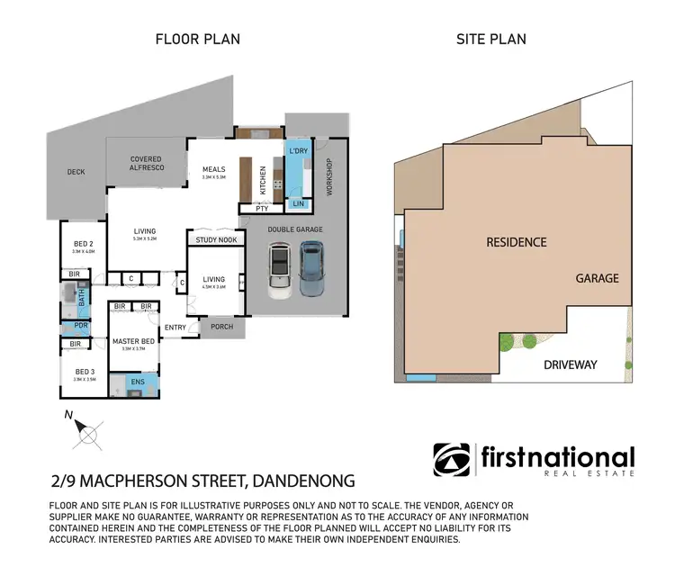 Floorplan of Homely unit listing, 2/9 MacPherson Street, Dandenong VIC 3175