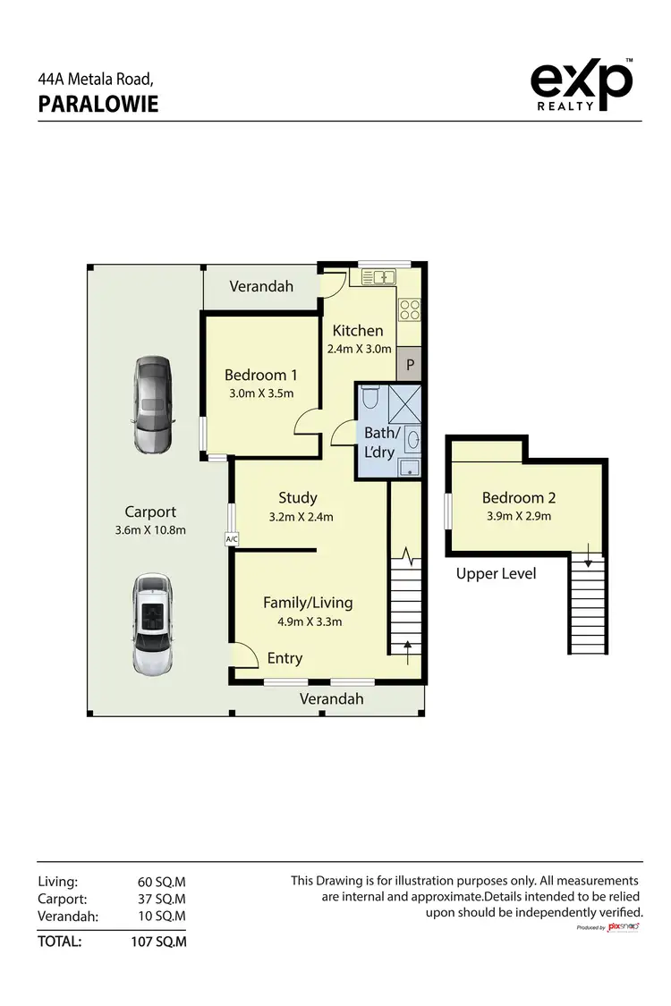 Floorplan of Homely house listing, 44a Metala Road, Paralowie SA 5108