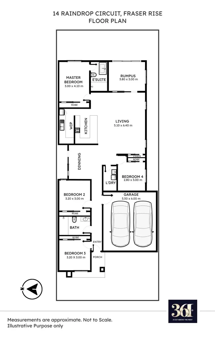 Floorplan of Homely house listing, 14 Raindrop Circuit, Fraser Rise VIC 3336