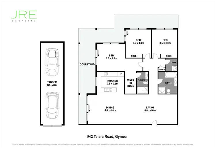 Floorplan of Homely apartment listing, 1/42 Talara Road, Gymea NSW 2227