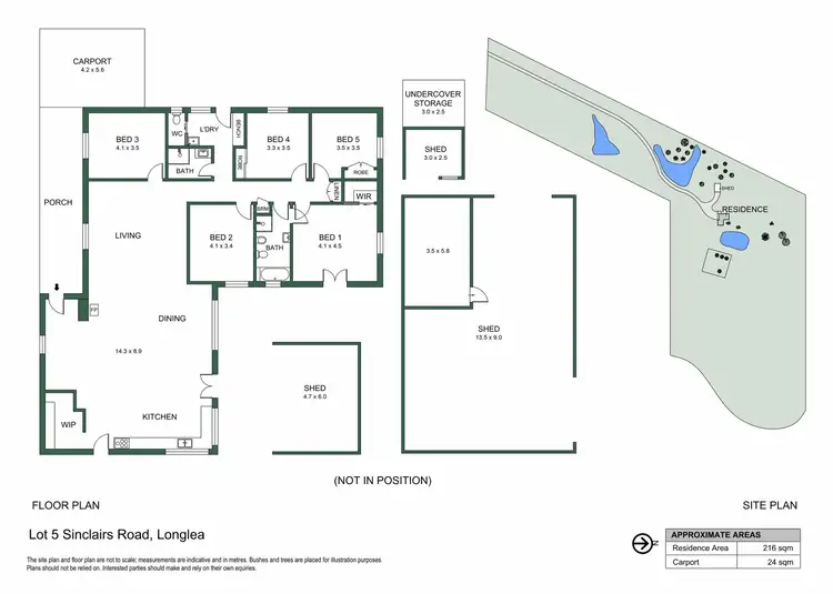Floorplan of Homely house listing, 379 Sinclairs Road, Longlea VIC 3551