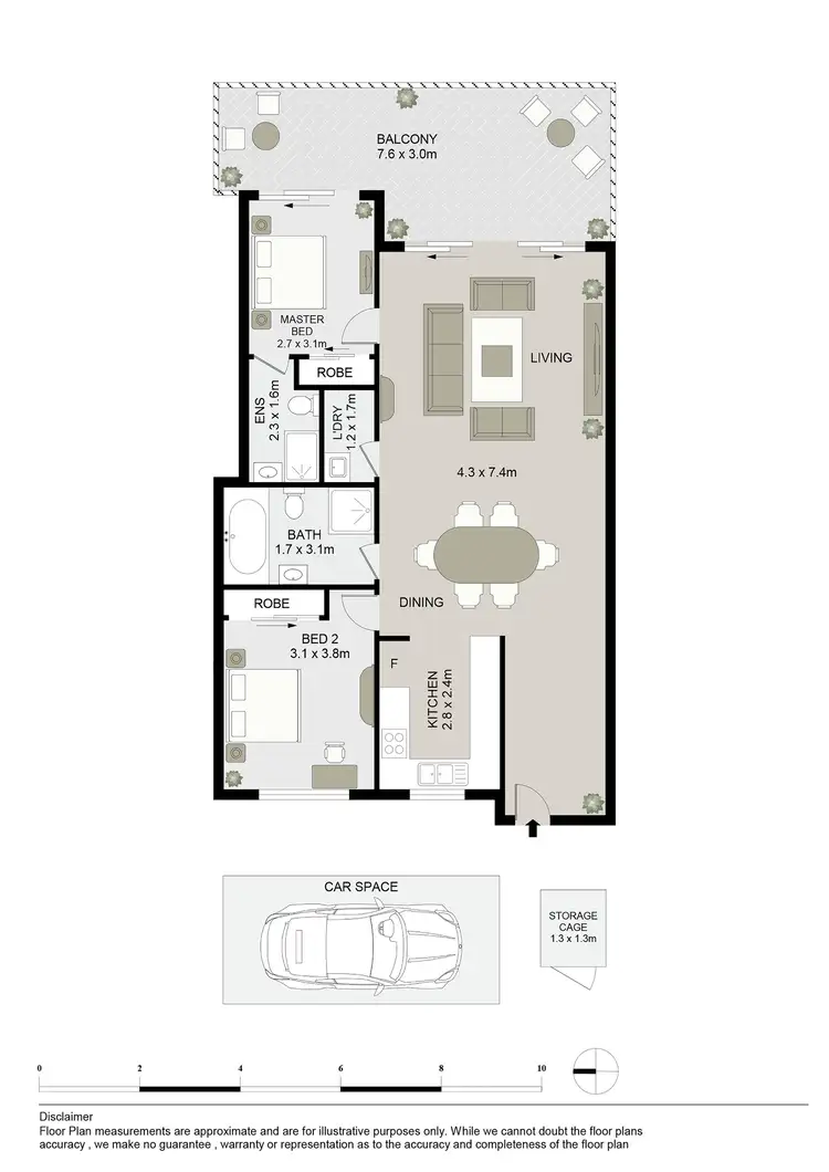 Floorplan of Homely apartment listing, 105/8 Merriville Road, Kellyville Ridge NSW 2155