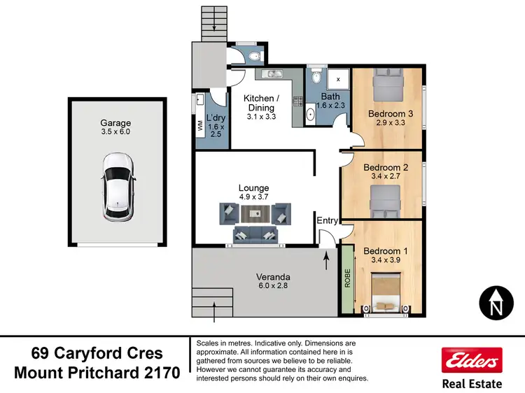 Floorplan of Homely house listing, 69 Crayford Crescent, Mount Pritchard NSW 2170