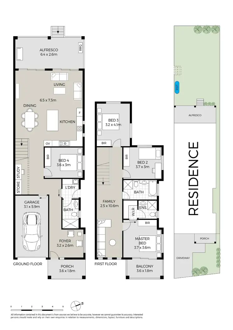 Floorplan of Homely semi-detached listing, 6A Wyena Road, Pendle Hill NSW 2145