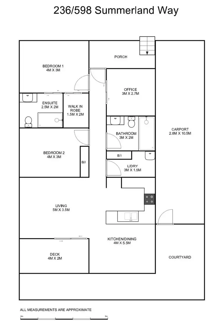 Floorplan of Homely retirement listing, 236/598 Summerland Way, Grafton NSW 2460