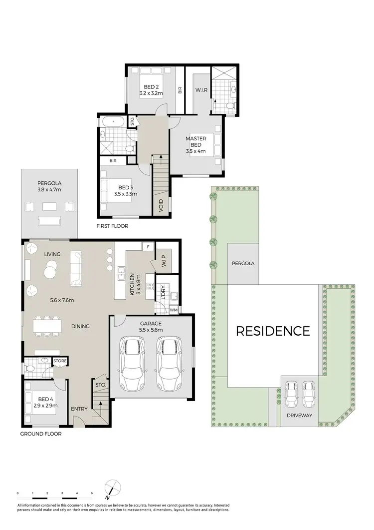 Floorplan of Homely semi-detached listing, 60 Boronia Street, Ermington NSW 2115