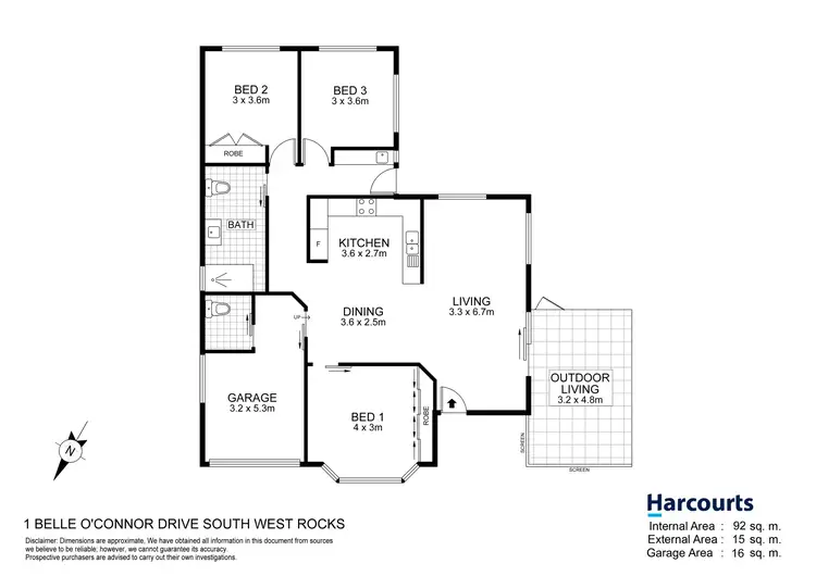 Floorplan of Homely house listing, 1 Belle O'connor Street, South West Rocks NSW 2431