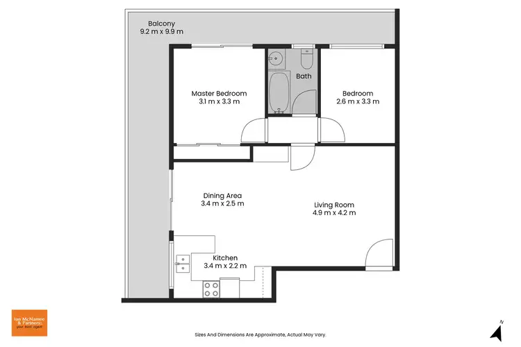 Floorplan of Homely unit listing, 17/11 Mckeahnie Street, Queanbeyan NSW 2620
