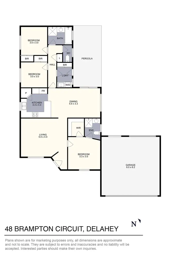 Floorplan of Homely house listing, 48 Brampton Circuit, Delahey VIC 3037