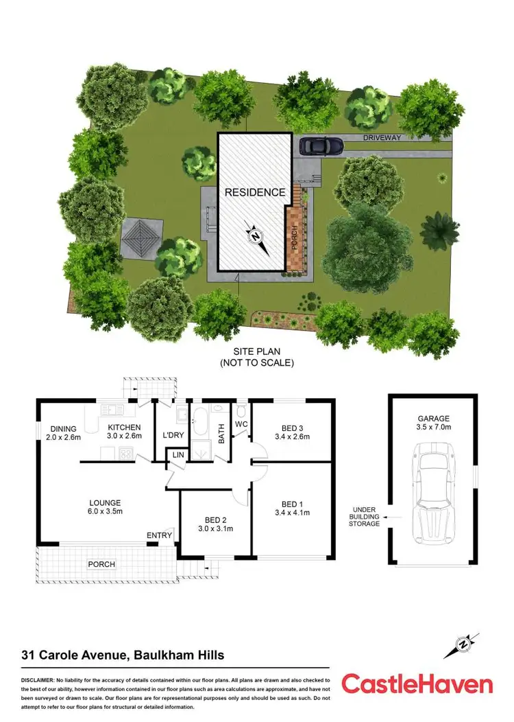 Floorplan of Homely house listing, 31 Carole Avenue, Baulkham Hills NSW 2153