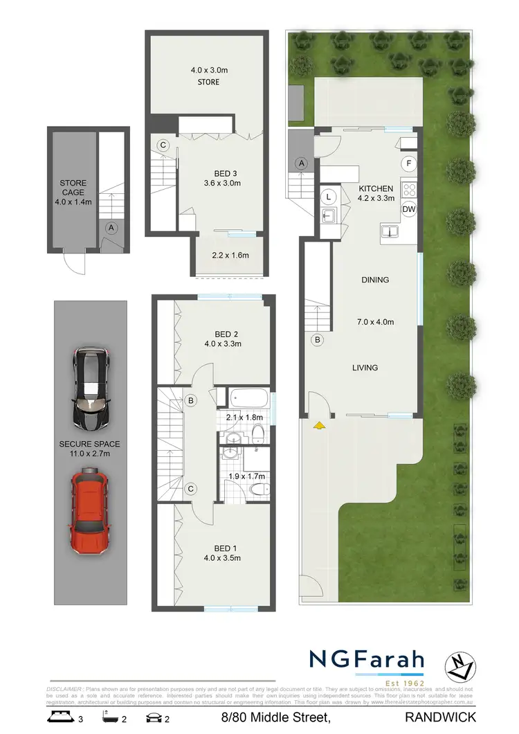 Floorplan of Homely apartment listing, 8/80 Middle Street, Randwick NSW 2031