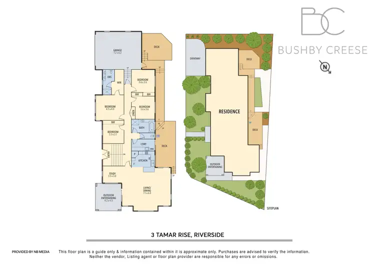 Floorplan of Homely house listing, 3 Tamar Rise, Riverside TAS 7250