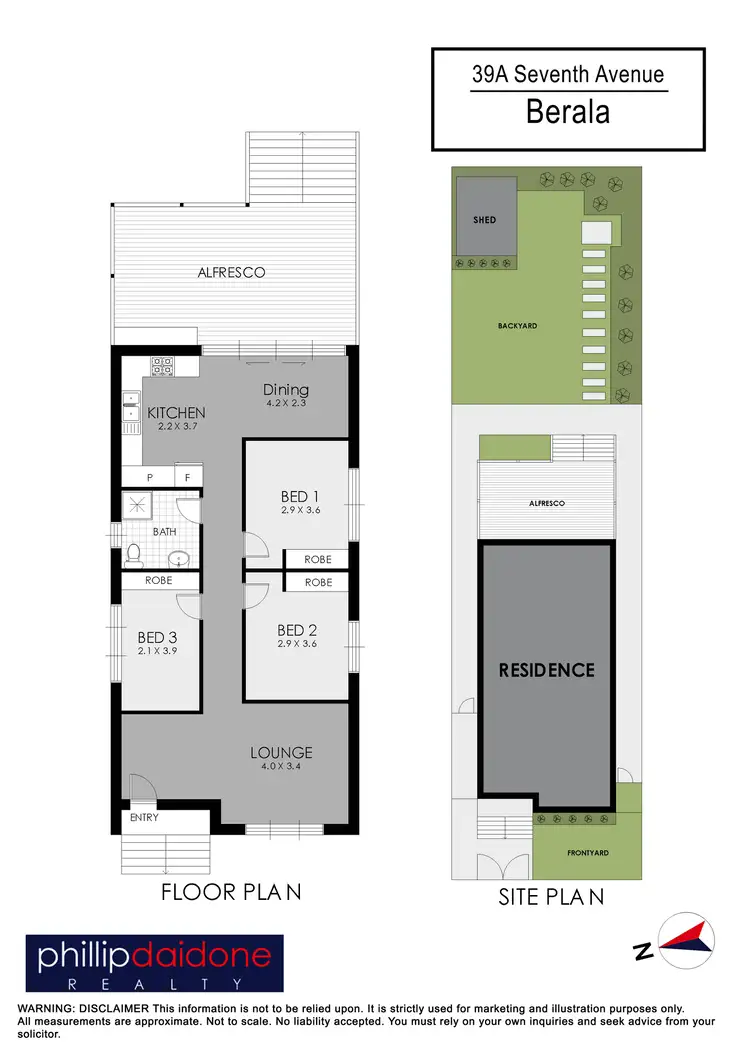 Floorplan of Homely house listing, 39a Seventh Avenue, Berala NSW 2141