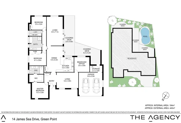 Floorplan of Homely house listing, 14 James Sea Drive, Green Point NSW 2251