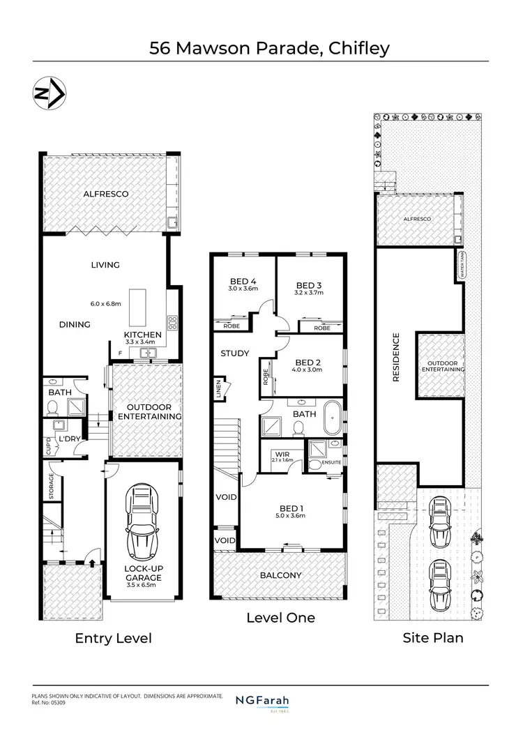 Floorplan of Homely house listing, 56 Mawson Parade, Chifley NSW 2036