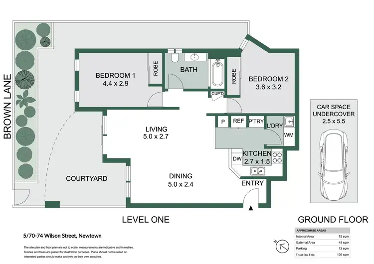 Floorplan of Homely unit listing, 5/70-74 Wilson Street, Newtown NSW 2042
