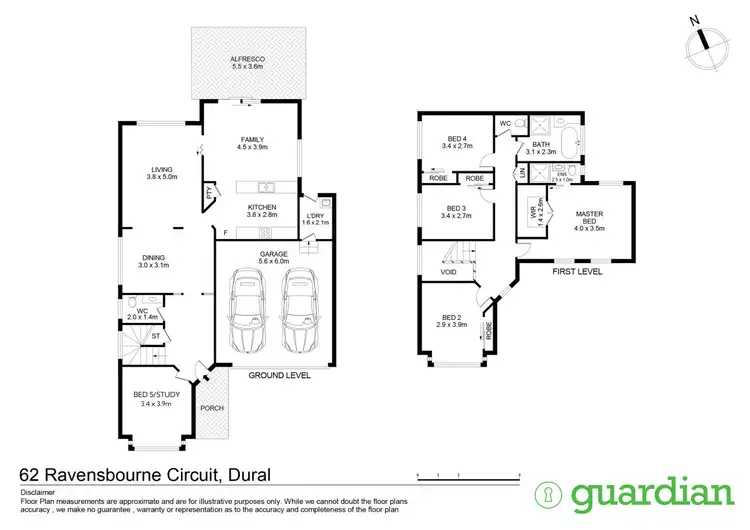 Floorplan of Homely house listing, 62 Ravensbourne Circuit, Dural NSW 2158