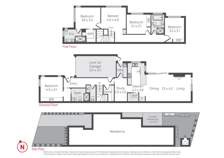 Floorplan of Homely house listing, 8A Fisher Court, Altona VIC 3018