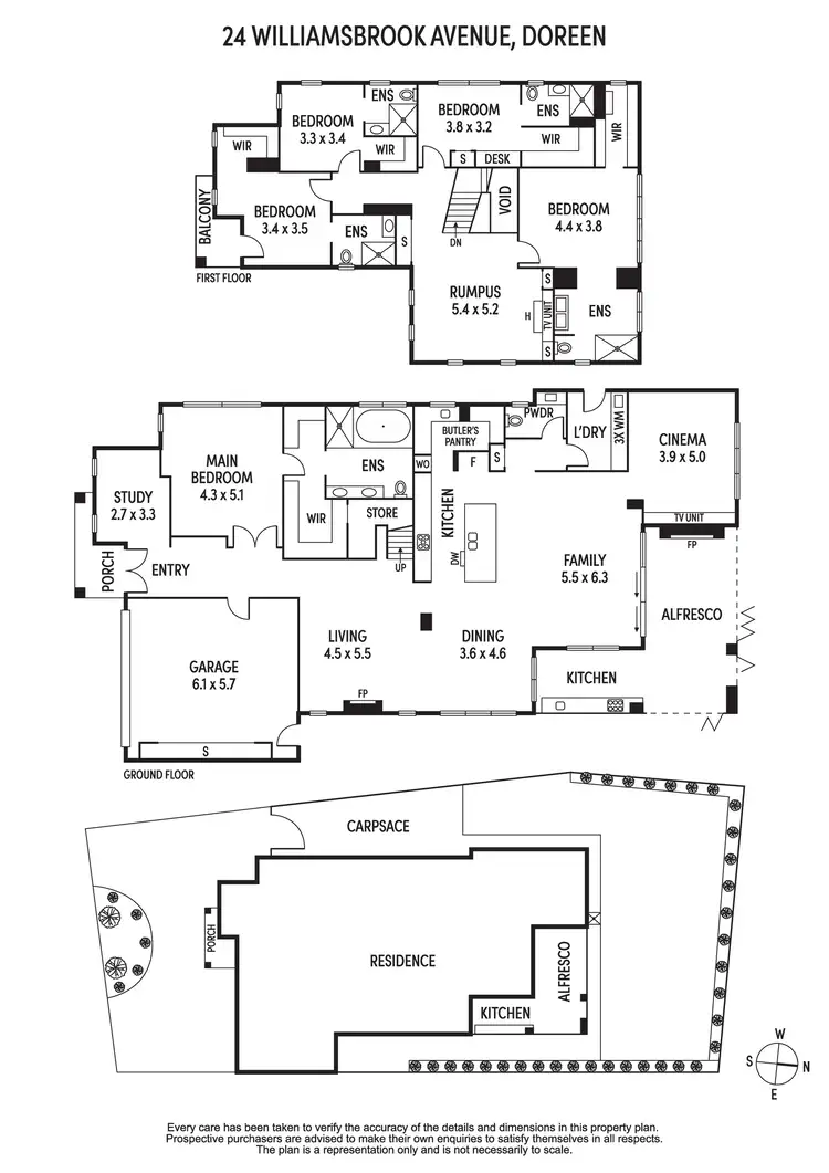 Floorplan of Homely house listing, 24 Williamsbrook Avenue, Doreen VIC 3754