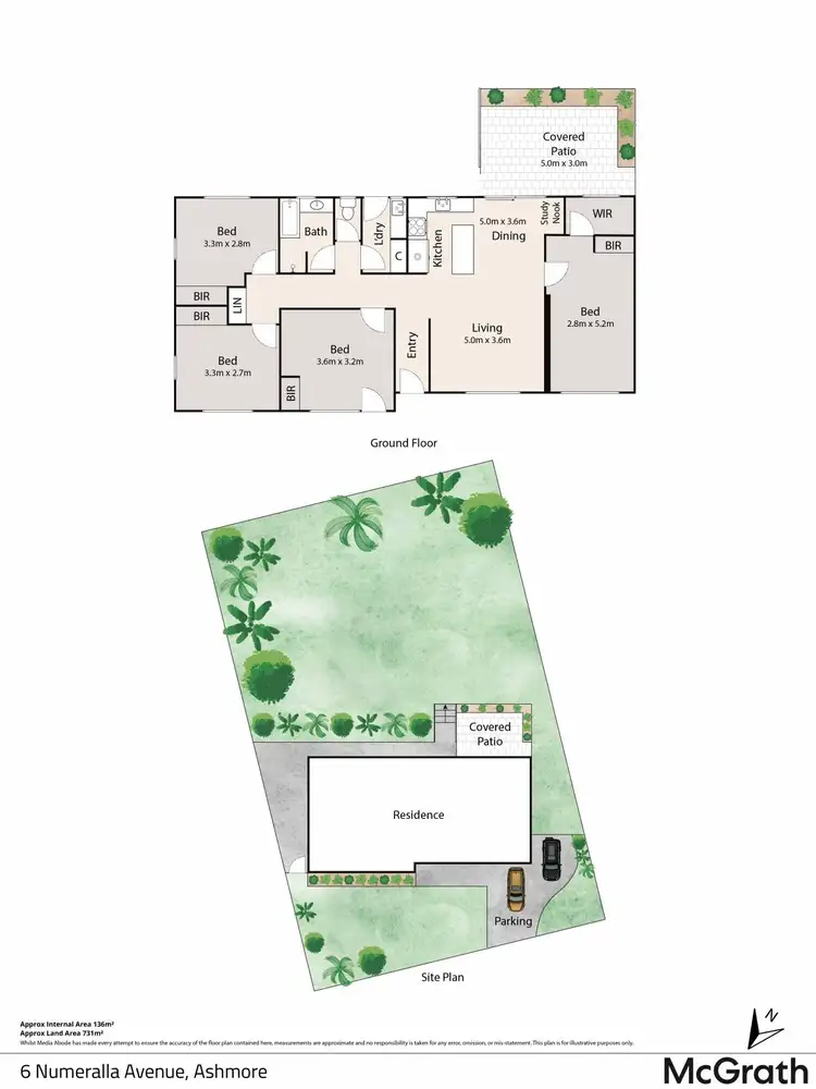 Floorplan of Homely house listing, 6 Numeralla Avenue, Ashmore QLD 4214